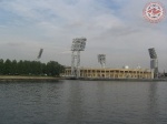 Стадион Петровский - вид с набережной