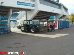 Трактора на стадионах не только в России