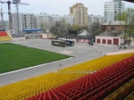 Вид за воротами стадиона "Салют"