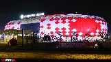 Ночь. Подсветка стадиона "Открытие Арена"