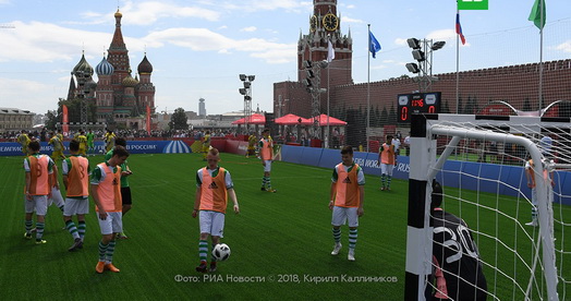 Парк футбола ЧМ-2018 открылся на Красной площади